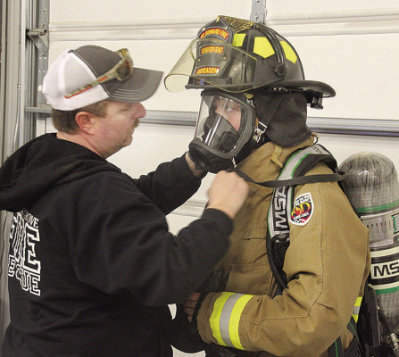 Firefighters, EMTs train high schoolers