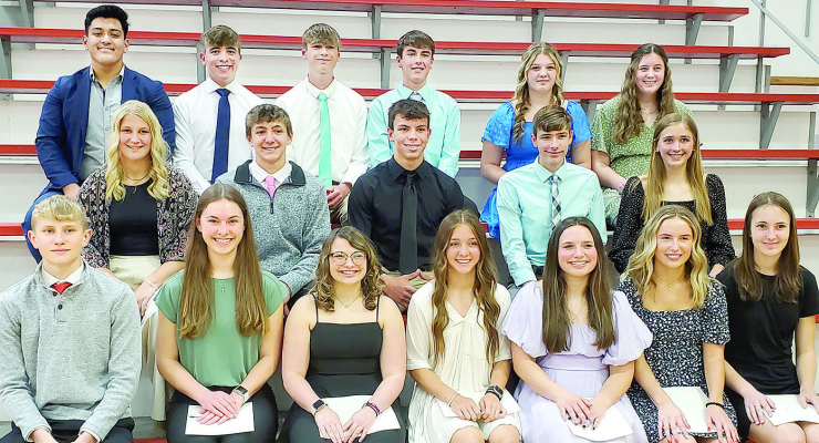 Boone Central Honor Society inducts 18